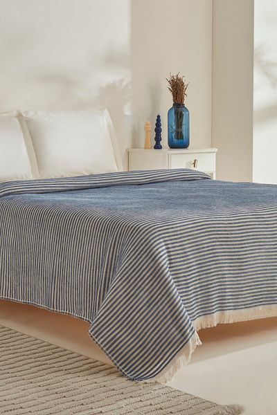 Karaca Home Sion Blue Double Blanket