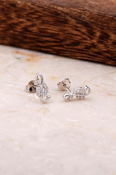 Sümer Telkari Sol Anahtar Gümüş Küpe 4822