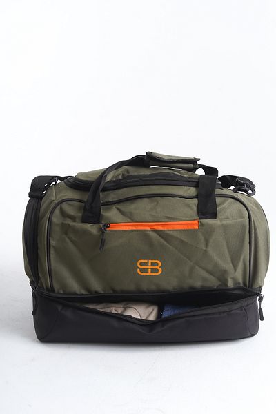 Solo Bag Μεσαίου μεγέθους Unisex υφασμάτινη αθλητική καθημερινή τσάντα γυμναστικής και ταξιδιού με θήκη παπουτσιών