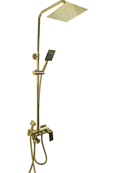 DELEN YAPI Altın Şataflı Ve Bataryalı Tepe Duş Seti