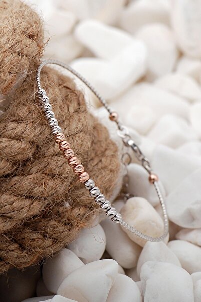 Sümer Telkari Dorika Rodyumlu 925 Ayar Gümüş Bilezik 11