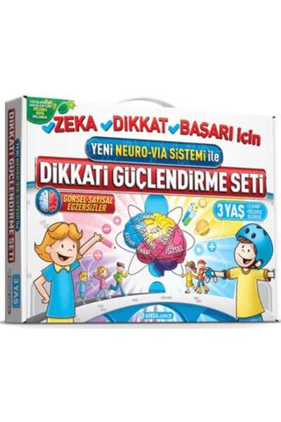 Adeda Yayınları Dikkati Güçlendirme Seti 3 Yaş - Yeni Neoro - Via Sistemi Ile