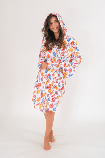 Dotamess Μπουρνούζι με κουκούλα για νεαρή κοπέλα