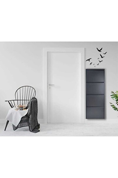 BTC METAL 4'lü (DÖRTLÜ) Metal Ayakkabılık (ANTRASİT)