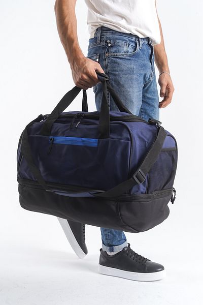 Solo Bag Geantă de călătorie și fitness zilnică pentru sport, unisex, de mărime medie, cu compartiment pentru pantofi