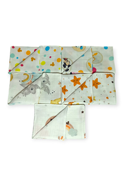 Birmelek قماش كتف موسلين بطبقة مزدوجة (5 قطع)