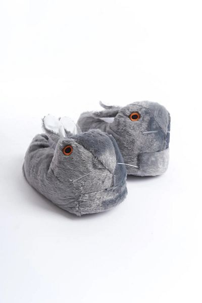 MİYA Soft Bottom and Plush Slippers - Non-Slip, No Sound Home Slippers with Rabbit Figure