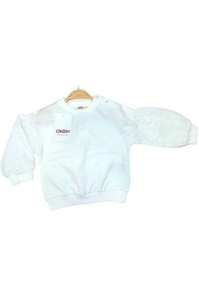 Çikoby Lace Sleeve Baby Girl Sweat