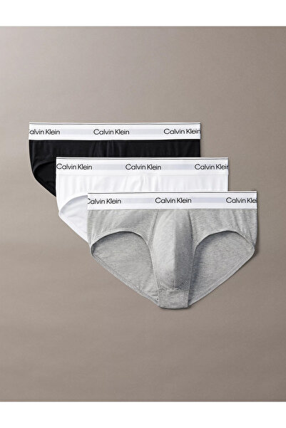 Calvin Klein Erkek Beli Lastikli Marka Logolu Slip Çok Renkli Boxer 000NB3962A-MP1