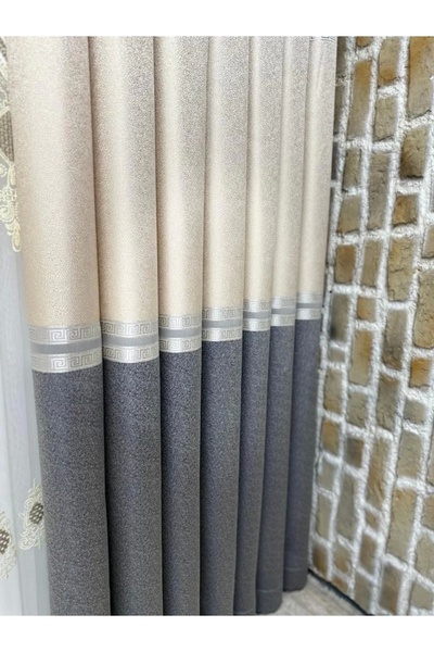 NİVEMESHOME Nivemeshome Eliza V-190 1/3 Close Pleat Backdrop Curtain Apm