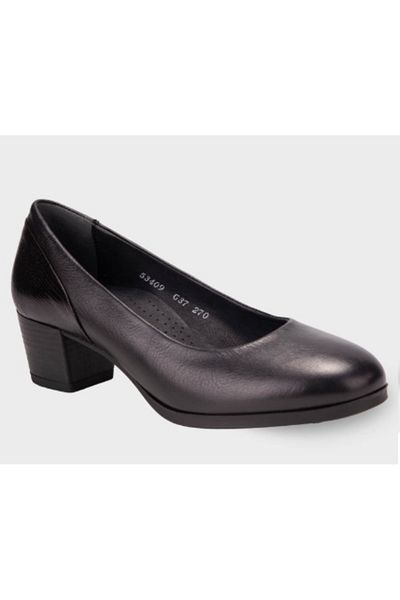 Forelli ORSE-G 53409 Forelli din piele naturală, talpă ortopedică, pantofi casual cu toc scurt și gros