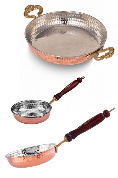 MAY HOME Copper Sauce Bowl Set 3 Pieces