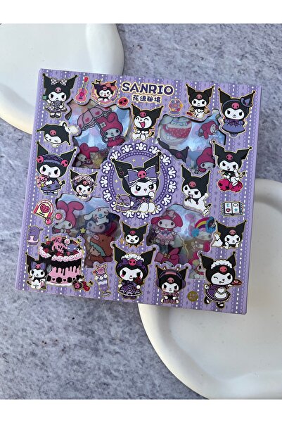 Toka Sepetim Kuromi Şeffaf Sticker Seti