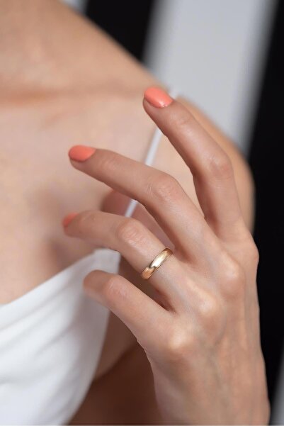 Bayar Gold 14 Ayar Altın 4 Mm Klasik Alyans