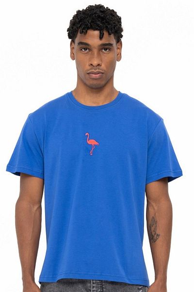 WATCHOFROYAL Blue Flamingo T-Shirt