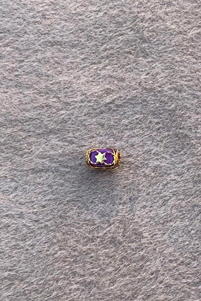 Bayar Gold Altın Mor Küçük Boy Telkari Hülyam Boncuk