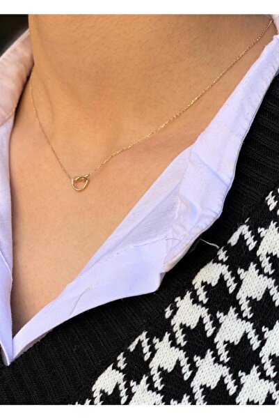 Bayar Gold 14 Ayar Altın Düğüm Kolye