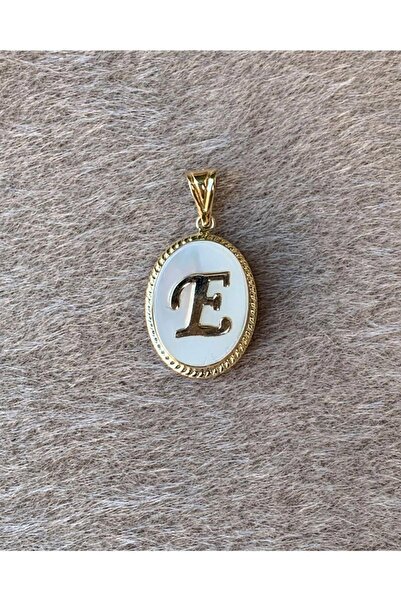 Bayar Gold 14 Ayar Altın E Harf Kolye Ucu