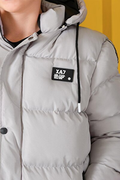 Pina Kids Erkek Çocuk Çıkarılan Kapüşonlu Şişme Mont Km.yy28