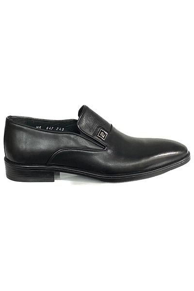 Pierre Cardin 120647 Δερμάτινα Λαστιχένια Ματ Παπούτσια Μαύρα