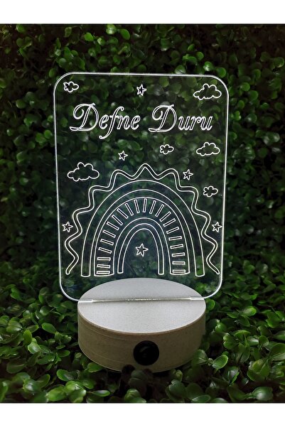 Pleksibu Kişiye Özel İsimli  Çocuk Odası Gece Lambası