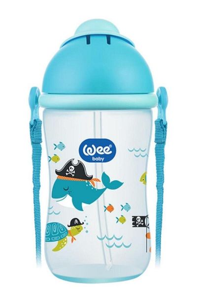 Wee Baby Wee Babay 171 - 380 ml Glass with Straw