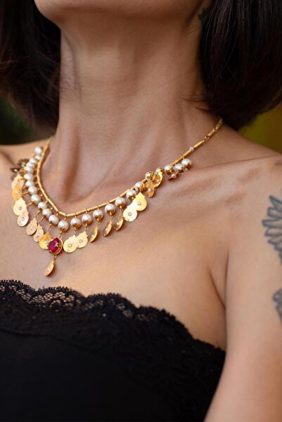 Bayar Gold 14 Ayar Altın Habbiye Kolye