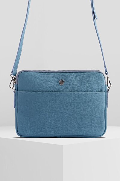 WATCHOFROYAL Turquoise Maestria - Genuine Leather Shoulder Strap Handbag