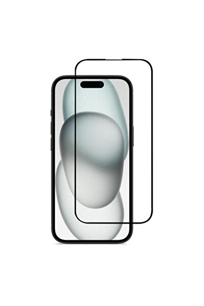 bzontech iPhone 15 İle Uyumlu Ekran Koruyucu 9D Kırılmaz Cam Tam Kaplayan 901...
