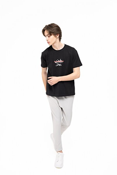 WATCHOFROYAL Μαύρο T-Shirt Wish-do