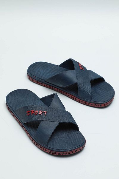 GEZER Men's Non-Slip Sea Beach Pool Bathroom Daily Slippers