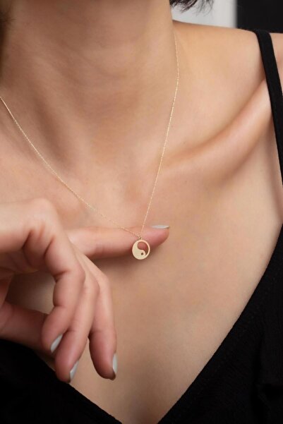 Bayar Gold 14 Ayar Altın Yin Yang Kolye