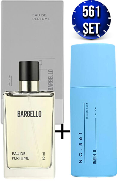 Bargello 561 Erkek Parfüm Fresh 50 Ml EDP + 561 Erkek Deodorant 150 Ml
