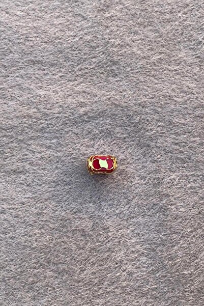 Bayar Gold Altın Bordo Küçük Boy Telkari Hülyam Boncuk