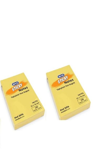 Mas 51X76 Adhesive Note Paper 3656 (Pack of 2)