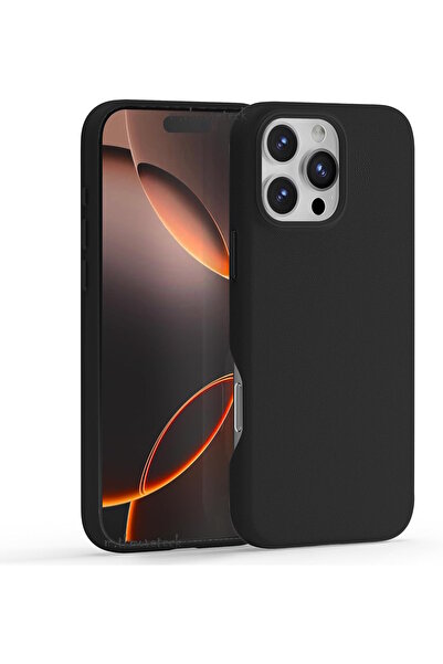 m.tk moveteck İphone 16 Pro Max Kılıf Leather Magsafe Deri Kapak Liquid Premi...