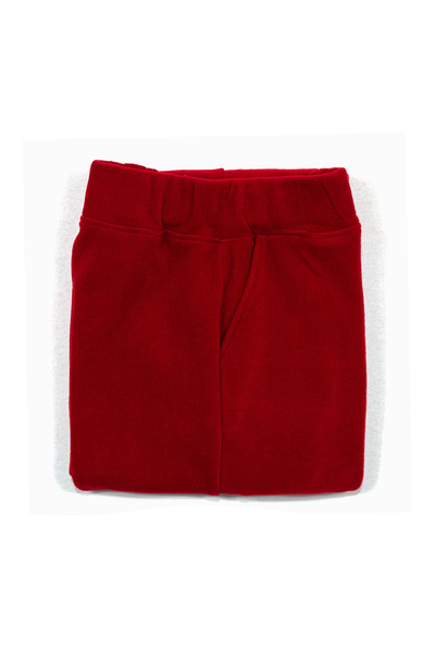 Cottonland Kadın ELLETRA Normal Kesim Polar Fleece Eşofman Alt KOYU KIRMIZI