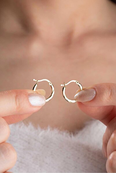 Bayar Gold 14 Ayar Altın Serena Halka Küpe