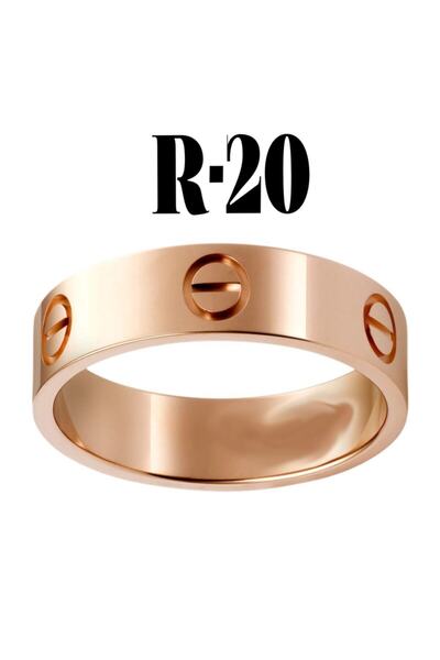 X-Lady Accessories Düz Yüzük Rose Renk 20 NumaraXL