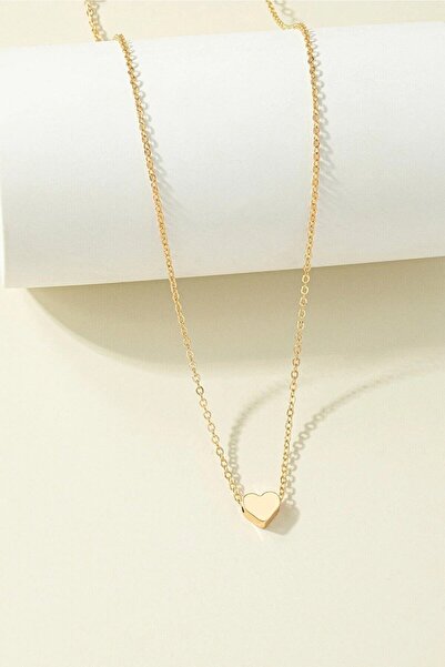 X-Lady Accessories Minimal Kalp Kolye GoldXL