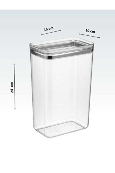 Wniltuglobal 3100 ml Chef Food Box Dikdörtgen