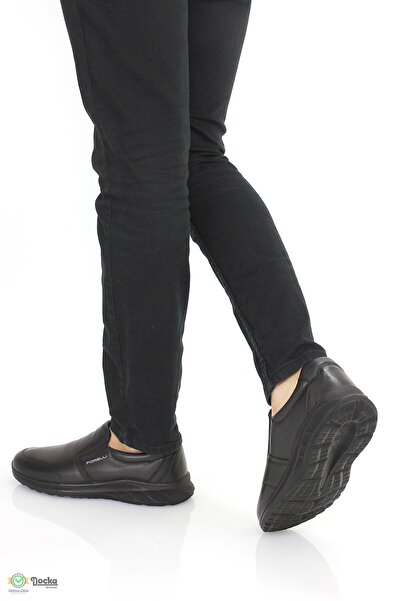 Forelli Men's Soft Genuine Leather Orthopedic Lightweight Laceless Casual Shoes F24/Cm47927