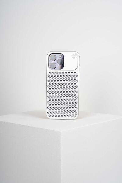 WATCHOFROYAL The Bulwark 15 Pro Max Silver Alüminyum Alaşımlı,Kokulu Metal Kı...