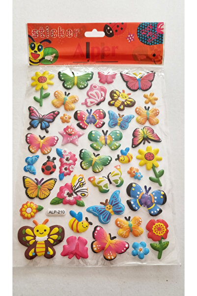 Modellino Dev Sticker Deposu Sticker Bahçesi Konulu Temalı Sticker Kütüphanes...