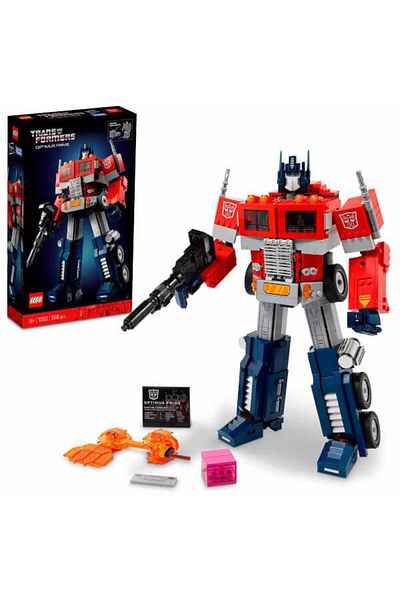 LEGO ®   Icons Optimus Prime 10302 - 18+ Creative Model Building Kit (1508 Pieces)