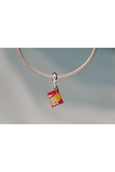 CYB STUDİO Red Stainless Steel Charm