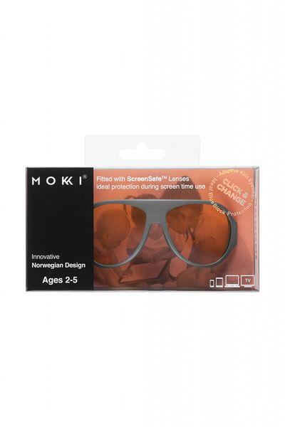 OEM MOKKI ScreenSafe Click & Change Protect Screen – 2–5 Jahre, Grau