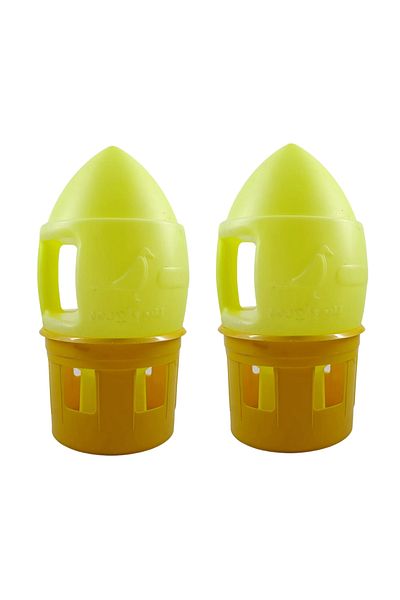 RoyalFarmVet Pigeon Waterer with Side Holder 6 Liters (2 Pcs)