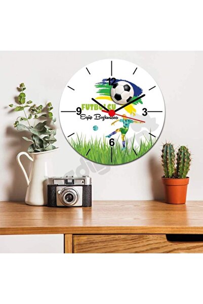 Hediyelen Futbolcu Duvar Saati