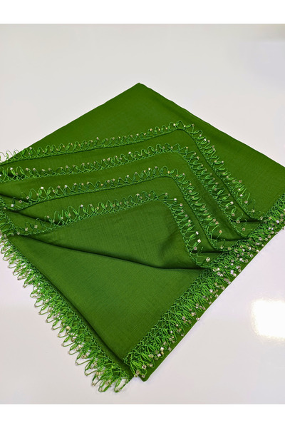 Butik El örgüsü iğne oyalı tülbent